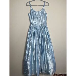 Gunne sax Cinderella satin full gown‎